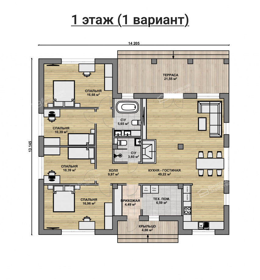Дом из камня VZ-776